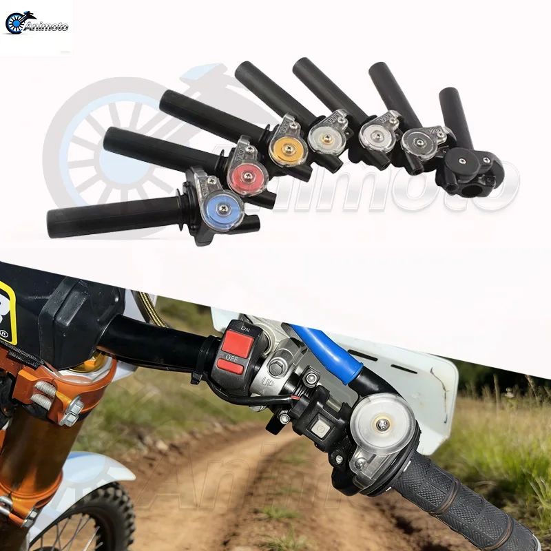 

22mm Motorcycle Accelerator Fast gas Throttle Twist Grips Aluminum For most Pit Dirt Bike Motocross Handlebar Accessories