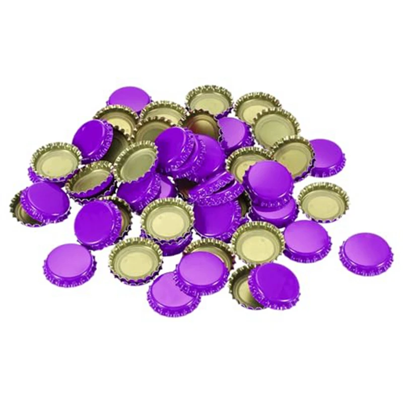 160 PCS Bottle Caps For Crafts, 1 Inch Decorative Metal Beer Bottle Caps Bulk Flattened Charm For DIY Craft-AT36