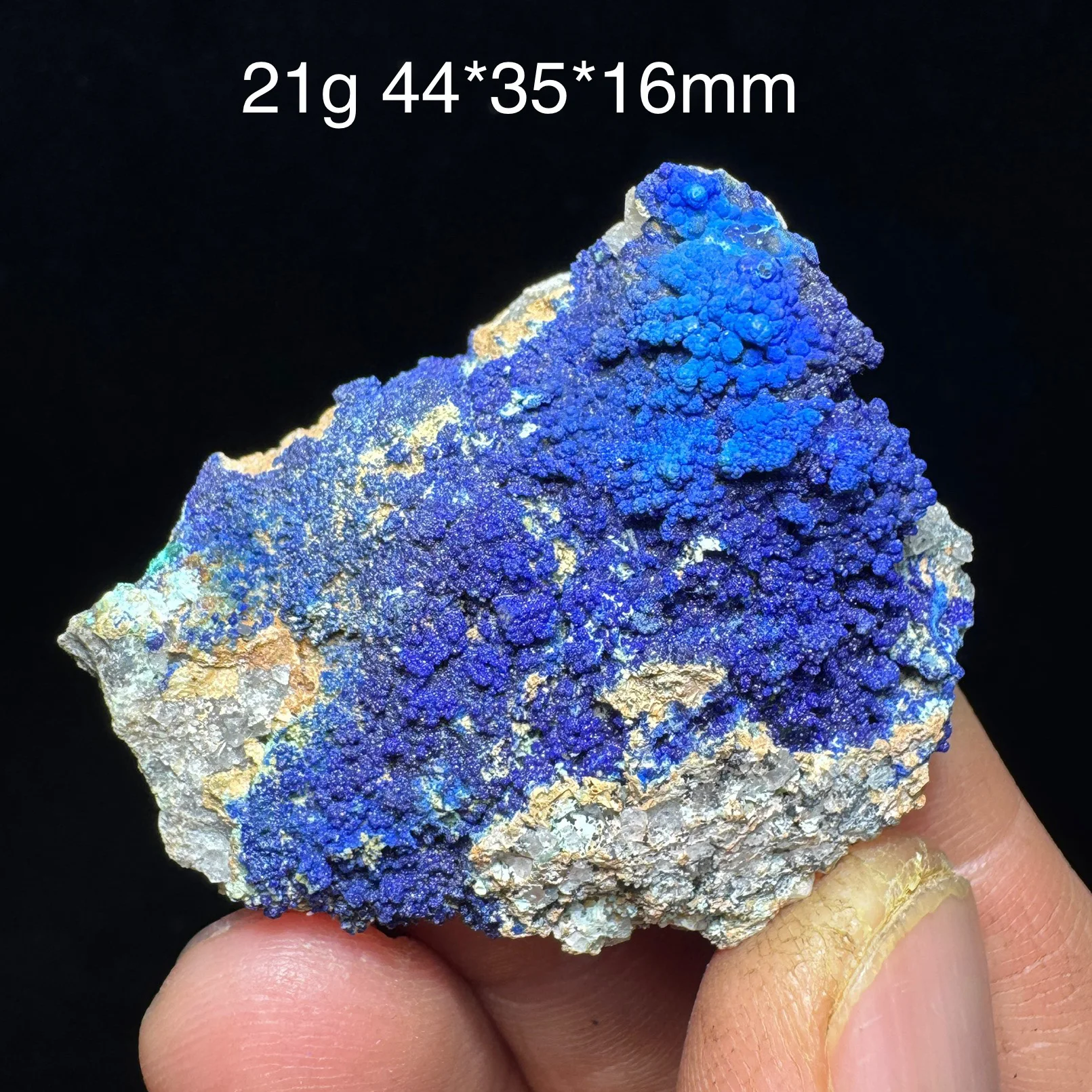 Natural GuiZhou Azurite Mineral Specimen Crystal Quartz Healing Stone Home Decor
