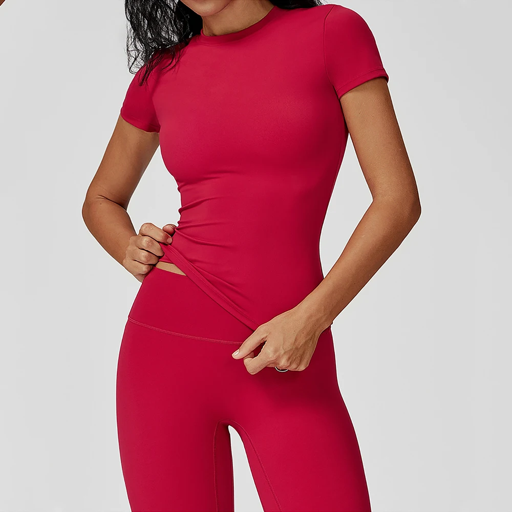 

Футболка для йоги, укороченный топ для спортзала, женский топ для йоги с короткими рукавами, спортивные футболки для бега, футболка для фитнеса и тренировок, спортивные топы, одежда для активного отдыха