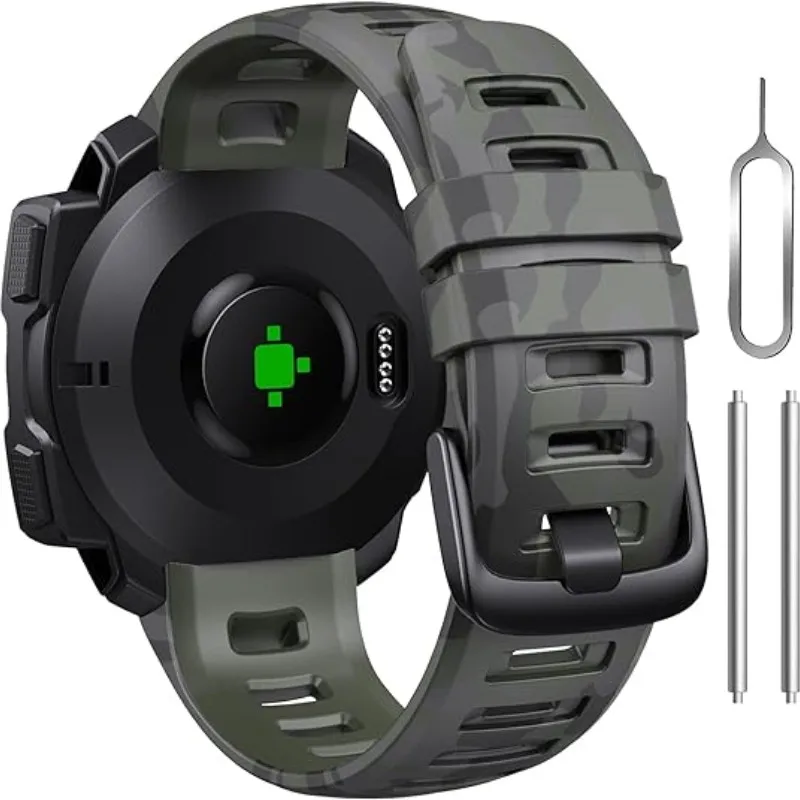 Runcool Garmin Instinct camouflage strap, Garmin Instinct 2/Instinct esports/solar/tidal/tactical strap