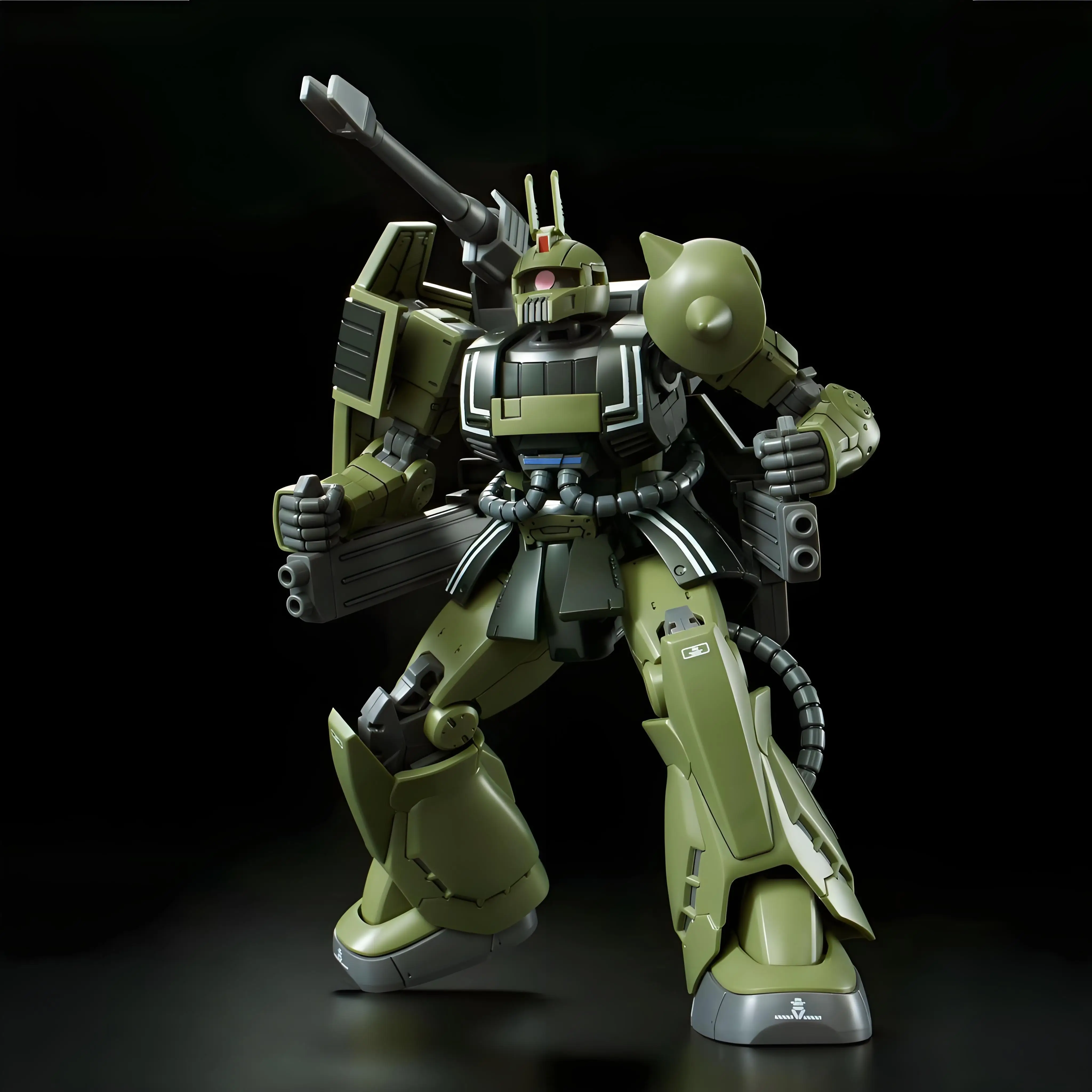 Bandai Original MODELL KIT GUNDAM HGGTO MS - 06K ZAKU CANNON 1/144 Anime Action Figure Montage Modell Spielzeug Modell Geschenke für Jungen