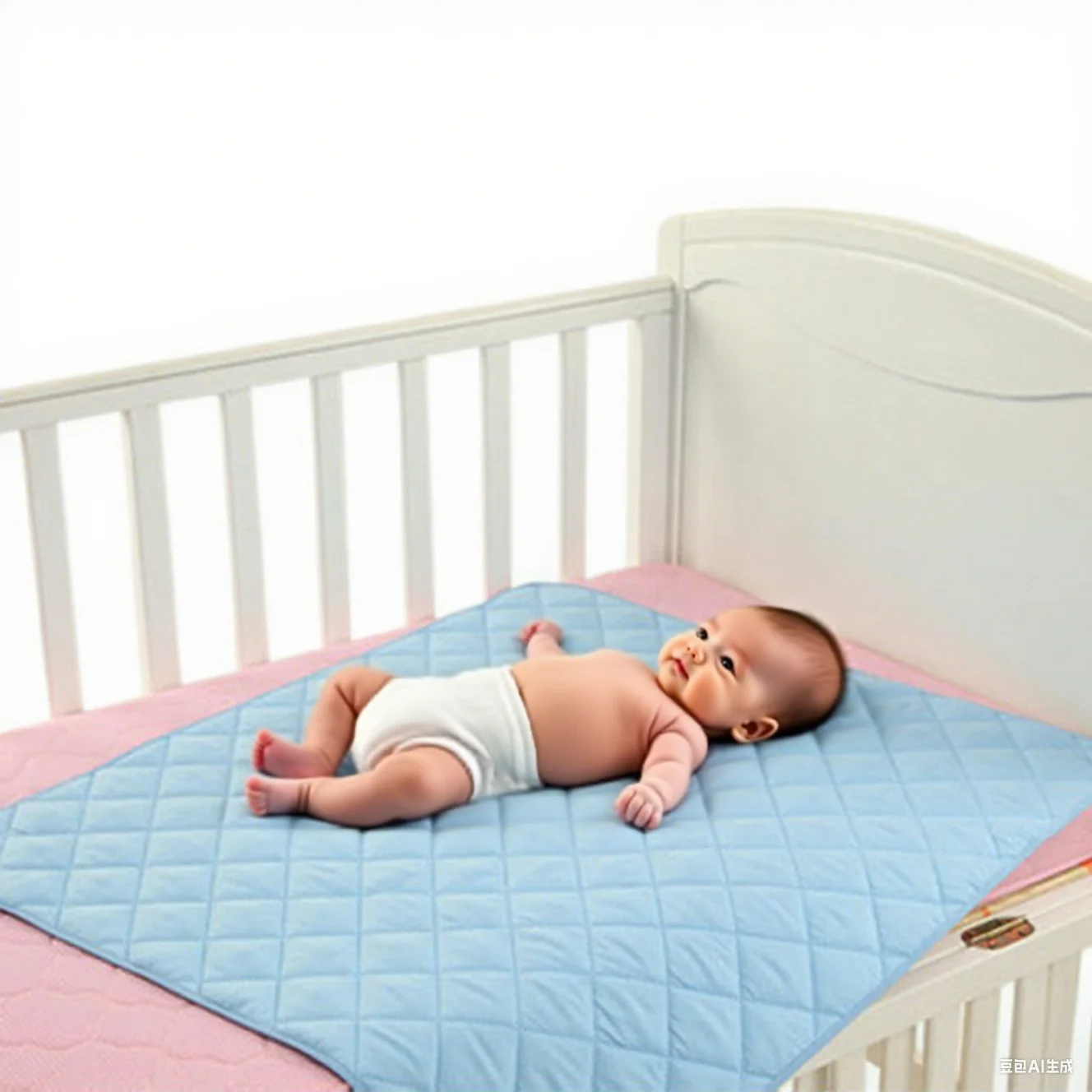 Portable Diaper Changing Pad Waterproof Foldable Baby Changing Mat Reusable 3 Layers Baby Diaper Pads Pee Quickdry Diaper Pad