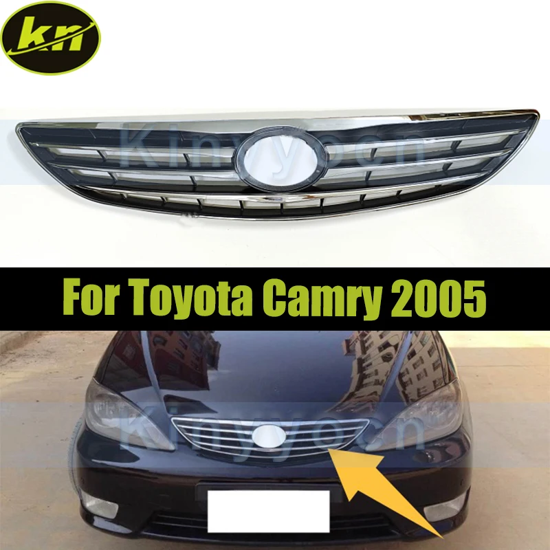 

Решетка переднего бампера Racing Grill для Toyota Camry 2005, решетка капота бампера, сетка