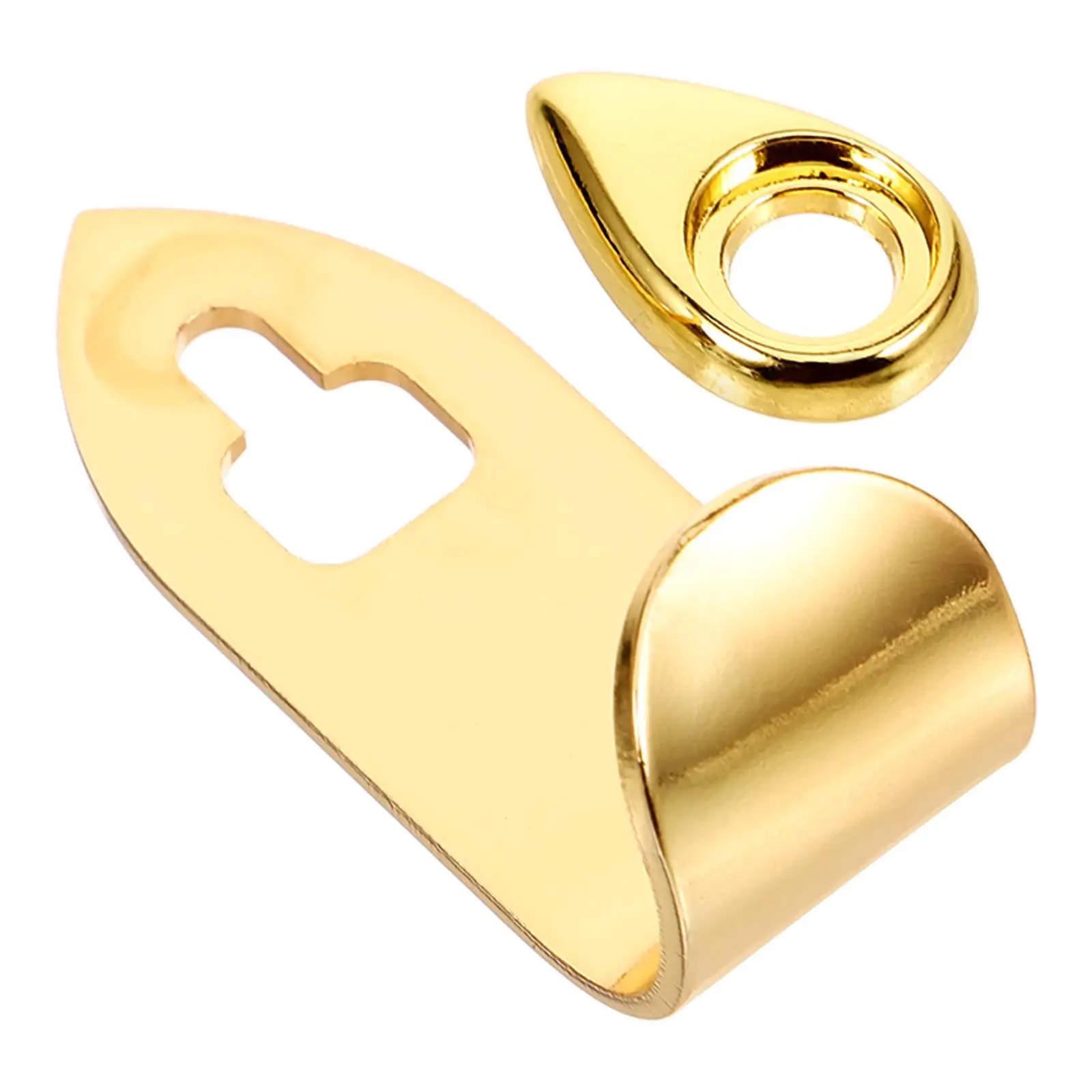

Saxophone Hand Rest Thumb with Hook Replacement Metal Instrument for Alto Recorder Wood