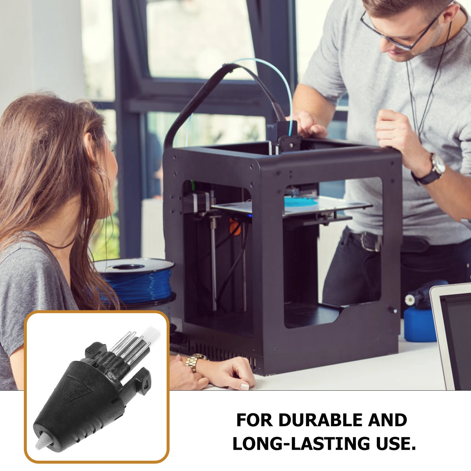 

1Pc 3D Printing Pen Nozzle Printer Head Replacement Easy Install Integrated Design Works For 1.75mm ABS PLA