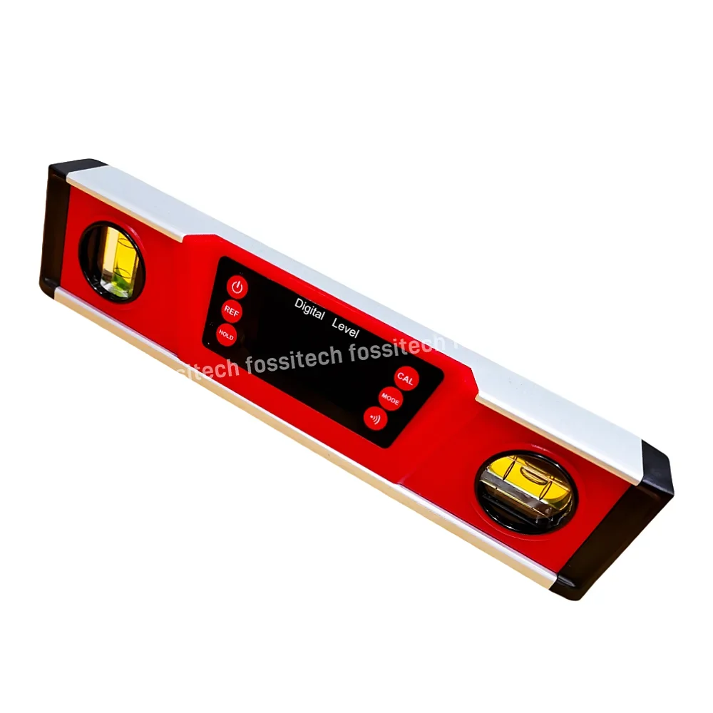 DL135-Regla de nivel Digital de aluminio, 10 pulgadas (254mm), multifunción, LCD, ángulo de retroiluminación, 0-360 °, pendiente magnética, incolinómetro