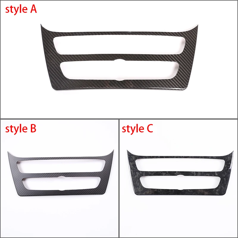 For Mercedes Benz G Class W463 2019-2022 Real Carbon Fiber Car Center Console Decorative Frame Sticker Interior Accessories