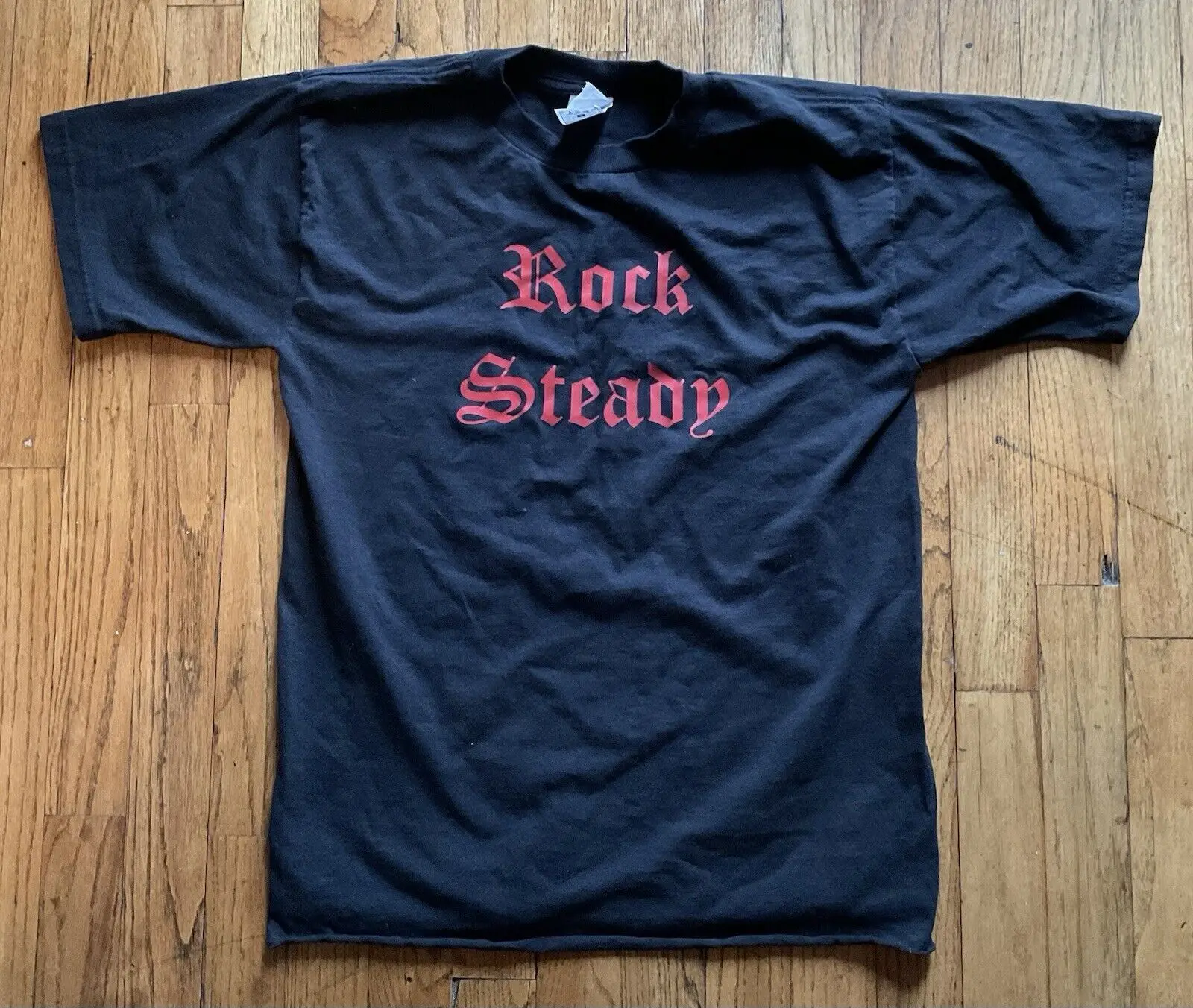 vintage ROCK STEADY t-shirt moyen Hip Hop Reggae Breakdance b-boy NYC le choc