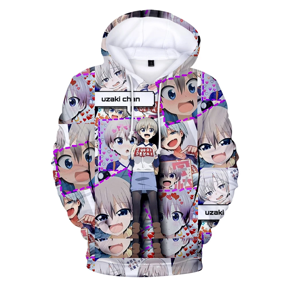 Uzaki Chan Wants to Hang Out Season 2 Hoodie 3D Prints Unisex Fashion Pullover Sweatshirt Casual Streetwear Tracksuit