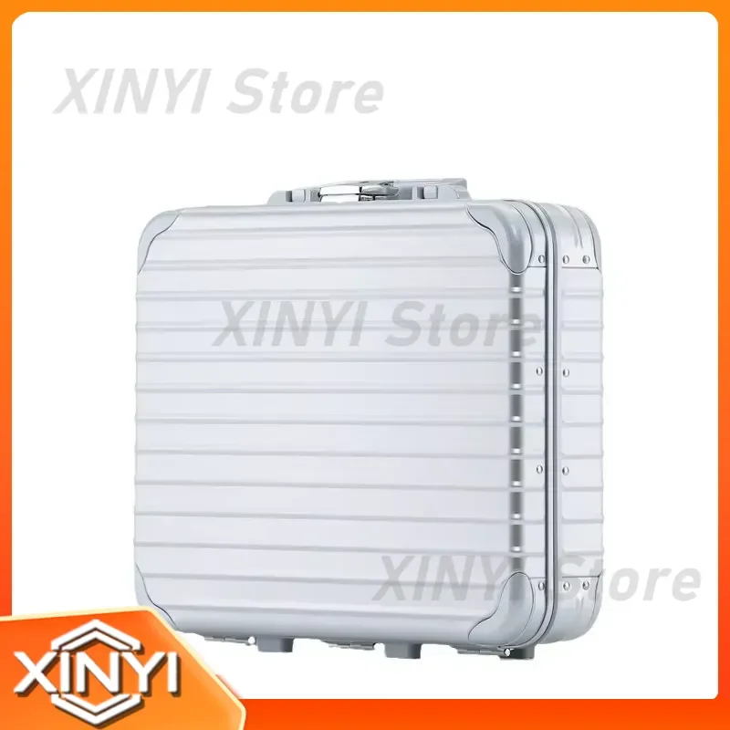 Aluminum-Magnesium Alloy Men's Business Briefcase - Password-Protected Laptop & File Bag