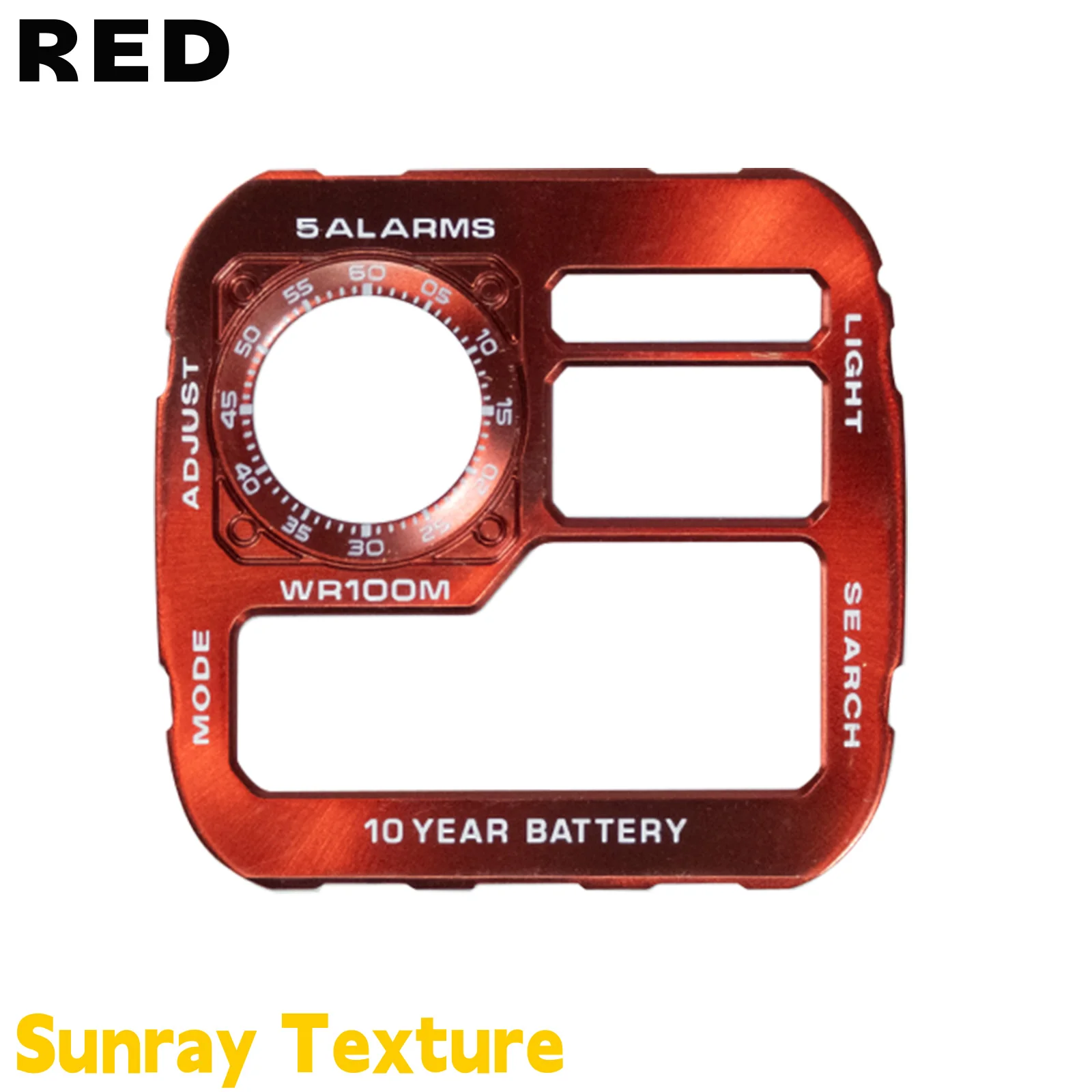 DIY Zifferblatt-Modifikation für Casio AE1200 Uhr, Sonnenschliff-Textur, Japanisches Kupfer, Hochwertige AE-1200 Uhren-Modifikationszubehör – Detail 11