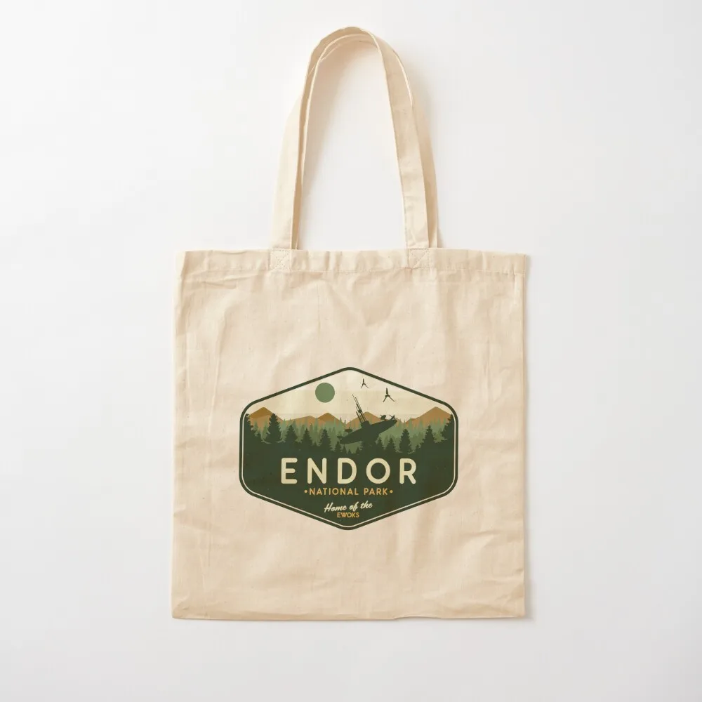 

Endor National Park: Home of the Ewoks Tote Bag Women's shopping bag Lady bags shopping cart bags Canvas Tote Bag