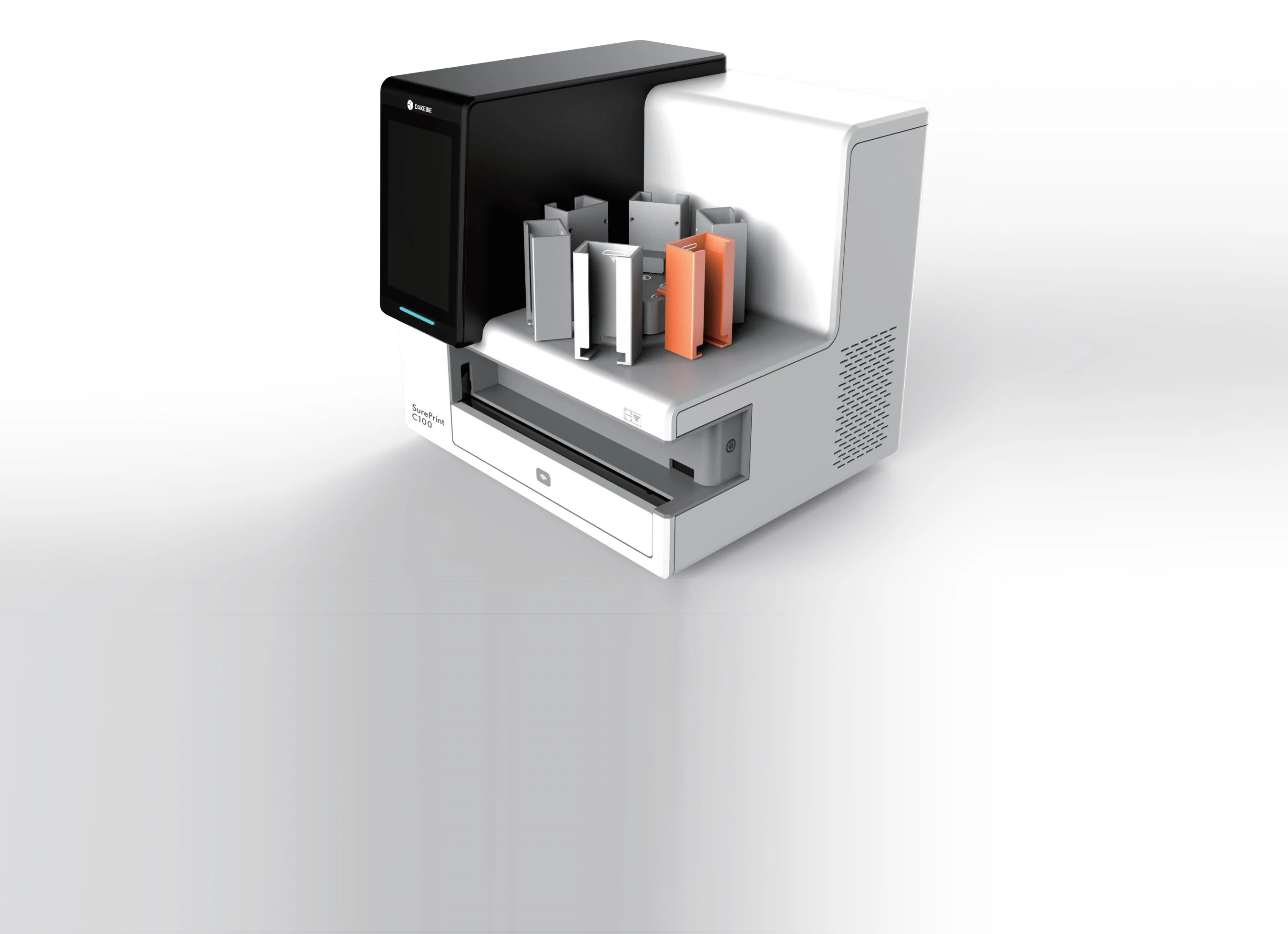 Round fin Histology Labs Tissue Embedding Kassetten drucker