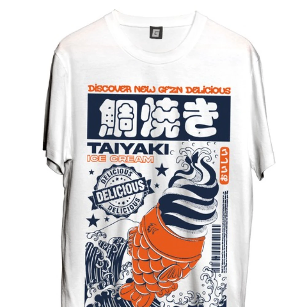 الرجال ملابس الرجال تي شيرت للجنسين اليابانية عشاق طباعة 100% القطن تي شيرت لينة تنفس جولة الرقبة قصيرة الأكمام المحملة للجنسين #3