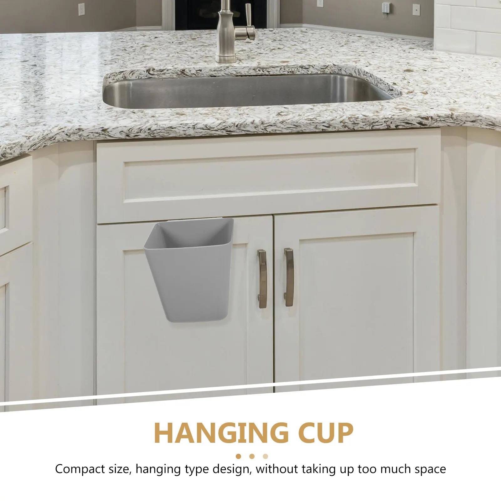 

2 шт. подвесных пластиковых органайзера-контейнеров для хранения, маленькая подвесная корзина-держатель для мусорного ведра на тележку, подставка для хранения на тележке