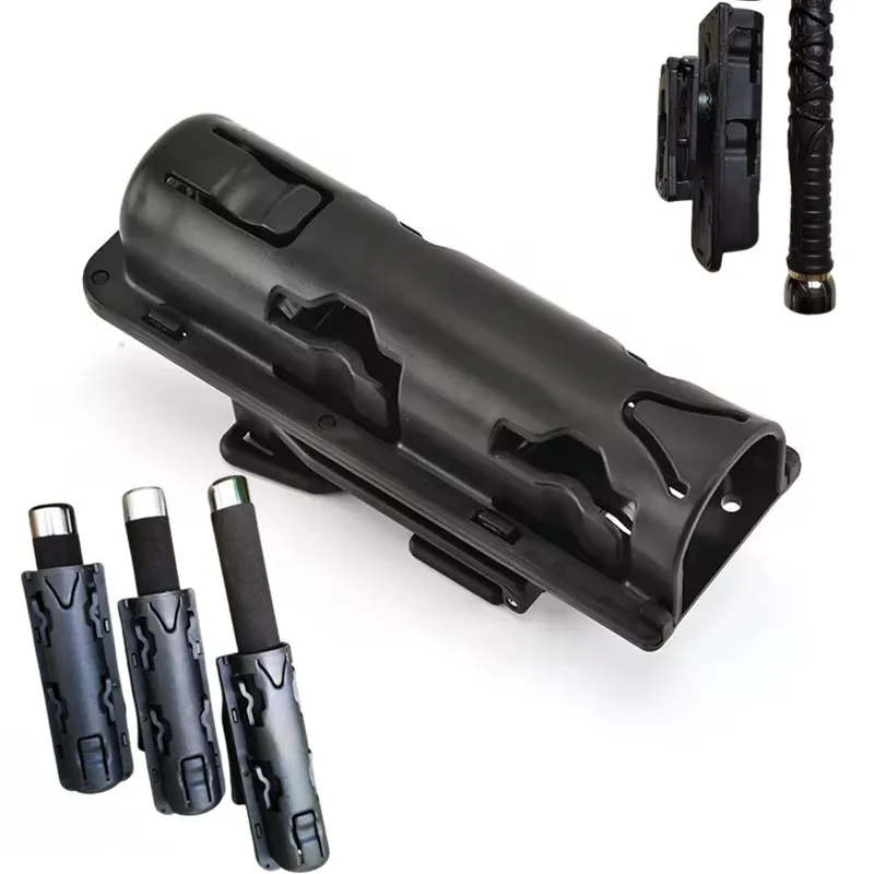 ل عصا تلسكوبية وقذيفة 360 درجة دوران باتون حامل حزام تخزين الحافظة الحقيبة J5dk