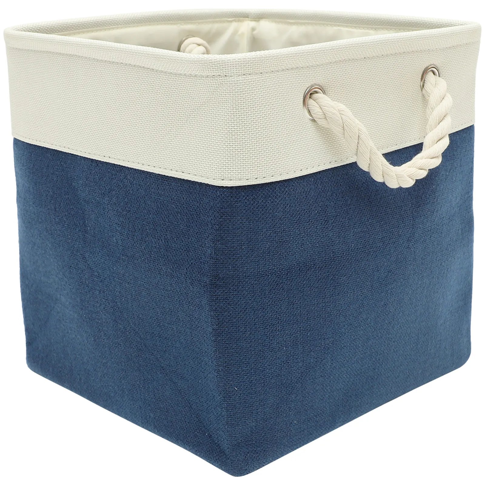 

Large Laundry Basket Fabric Storage Container Collapsible Toy ganizer 11x11 Cube Dorm Hamper Clothes Linen Utility Kids Play