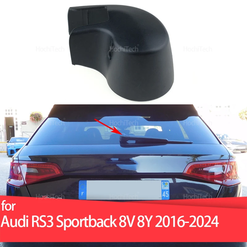 

Rear Windshield Washer Wiper Arm Nut Cap Cover for Audi RS3 Sportback 8V 8Y 2016-2024 4G9955205 Tailgate Nut Protector