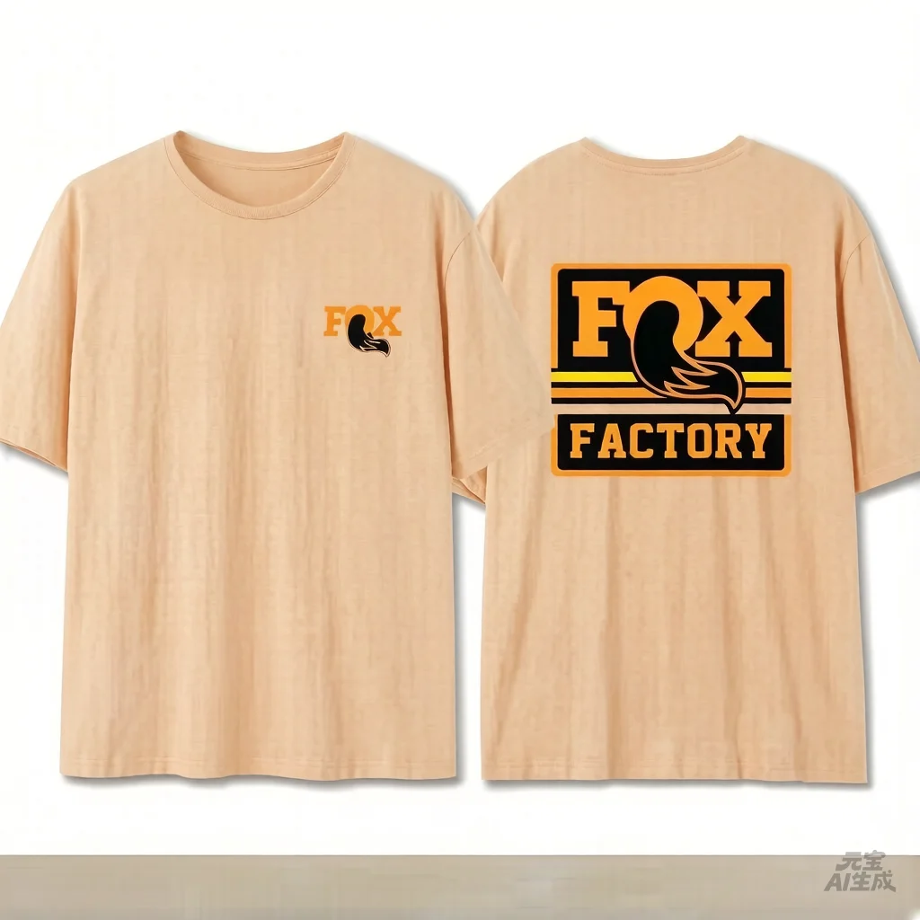 Summer Fox Racing Cross-Country-Mountainbike-Gedenk-T-Shirt, hochwertige Mode für Herren und Damen, kurzärmelig, Rundhalsausschnitt