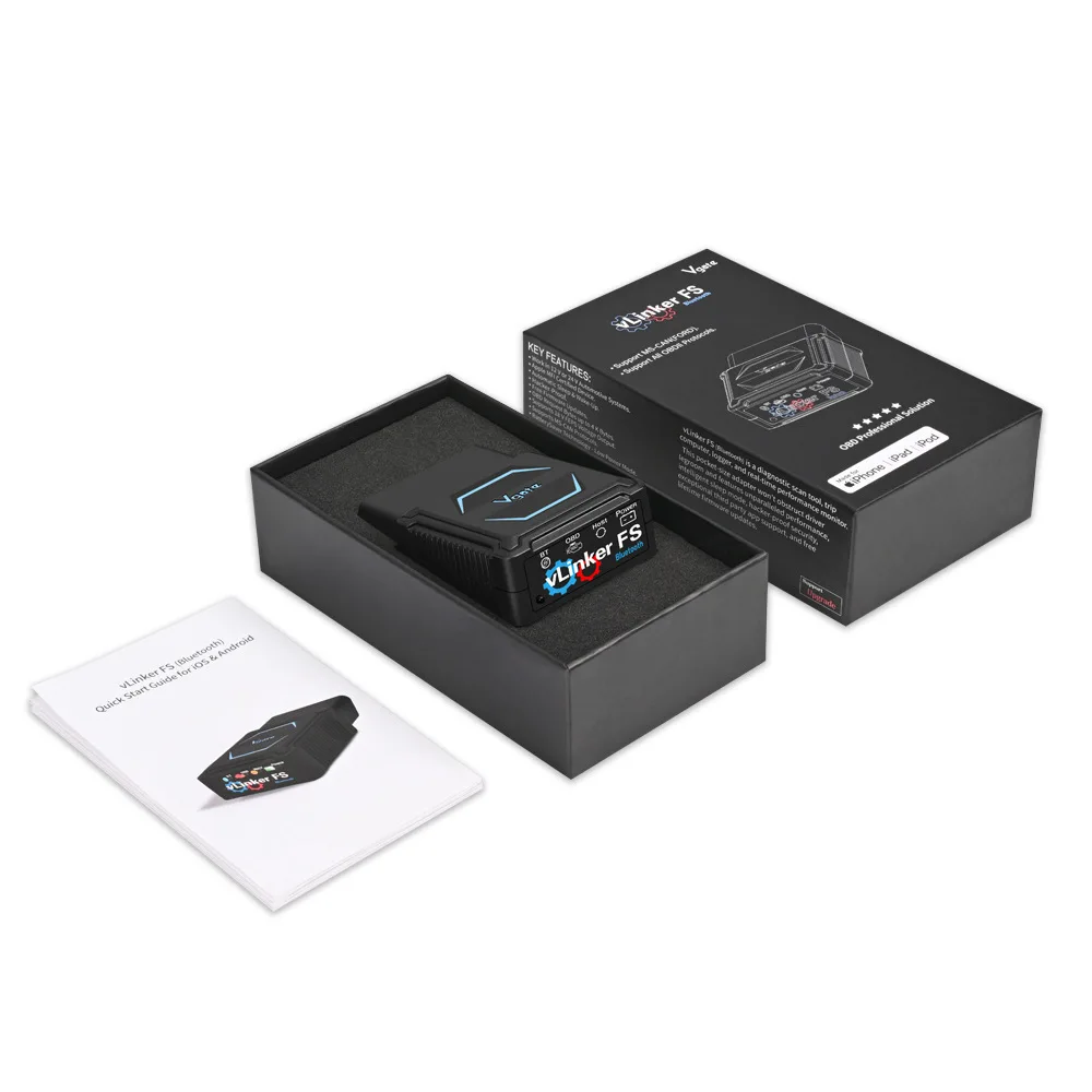 Ferramentas de scanner de diagnóstico de carro Vgate vLinker FS Bluetooth