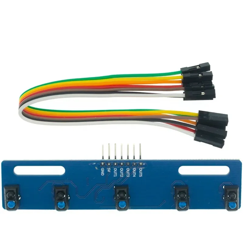 5 Channel Black White Line Recognition Sensor Module Tracking Intelligent Car/infrared Sensor TCRT5000