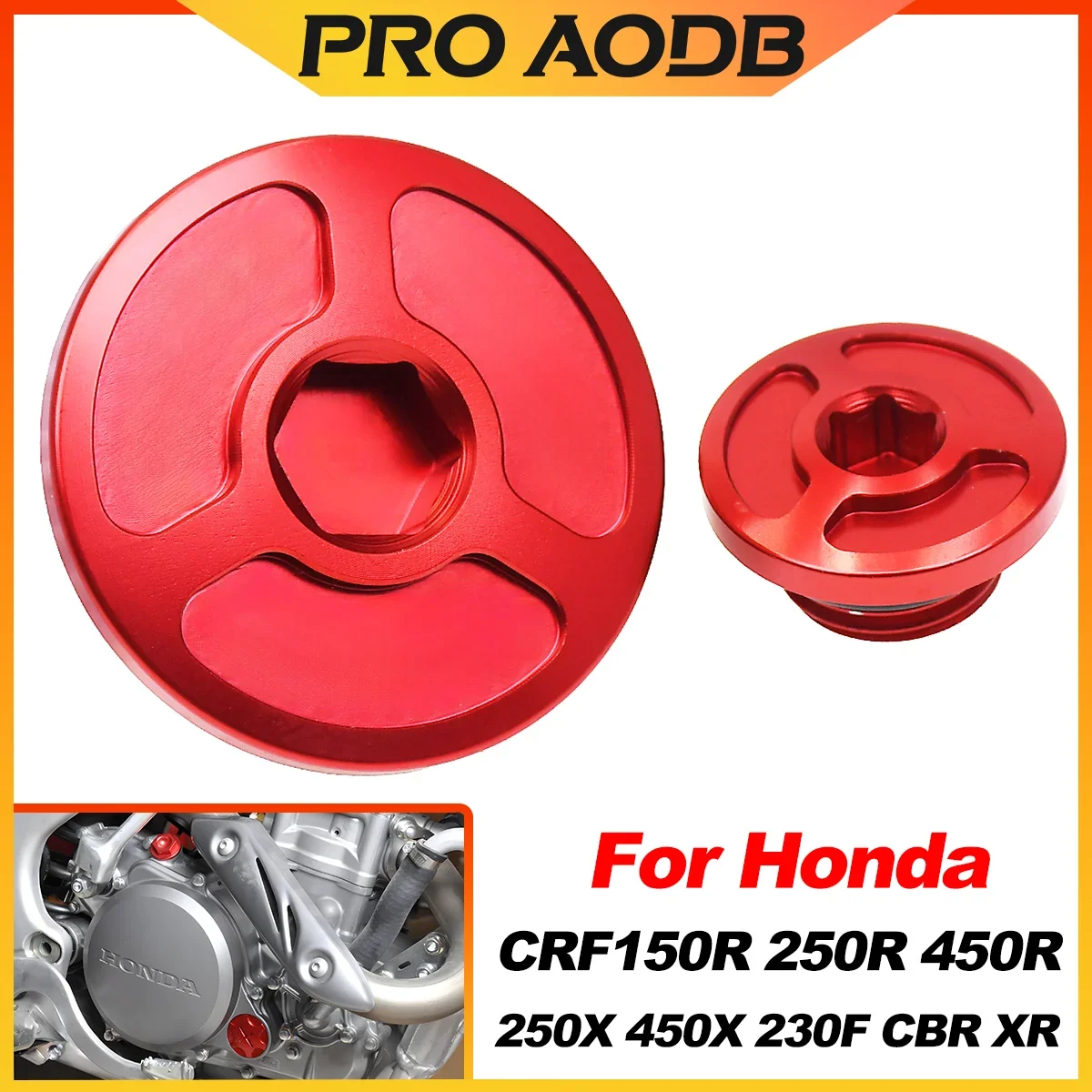 Für Honda CRF230F CRFXR650 CBR600RR 1000RR 1000L CRF250L/M 150 250 450 Motorrad Motor Timing Öl Filter Stecker schraube Schrauben Set
