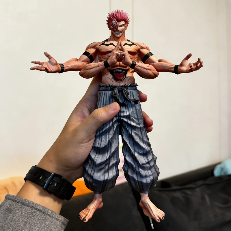 30cm Jujutsu Kaisen King Of Curses GK Ryomen Sukuna PVC Figures Exquisite Statue Anime Model Toy Home Ornament Collectible Gift