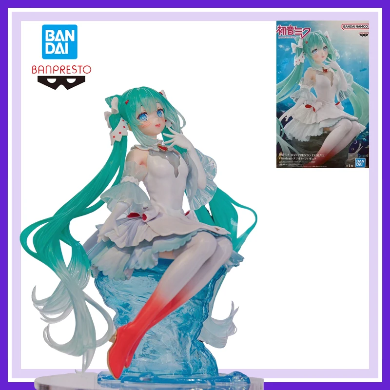 オリジナルバンダイバンプレスト真新しいピアプロキャラクターバンプレスト進化初音ミクアニメアクションフィギュアモデル装飾玩具