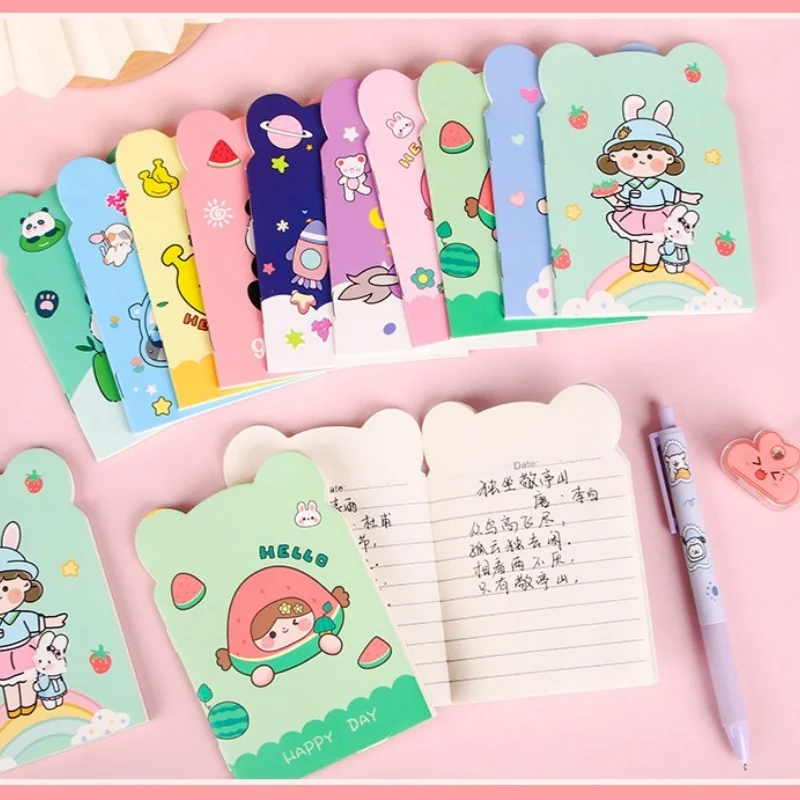 Study Pocket Notebook for Students, Adorable Mini Lined Memo Pad, High-Aesthetic Portable Small Journal