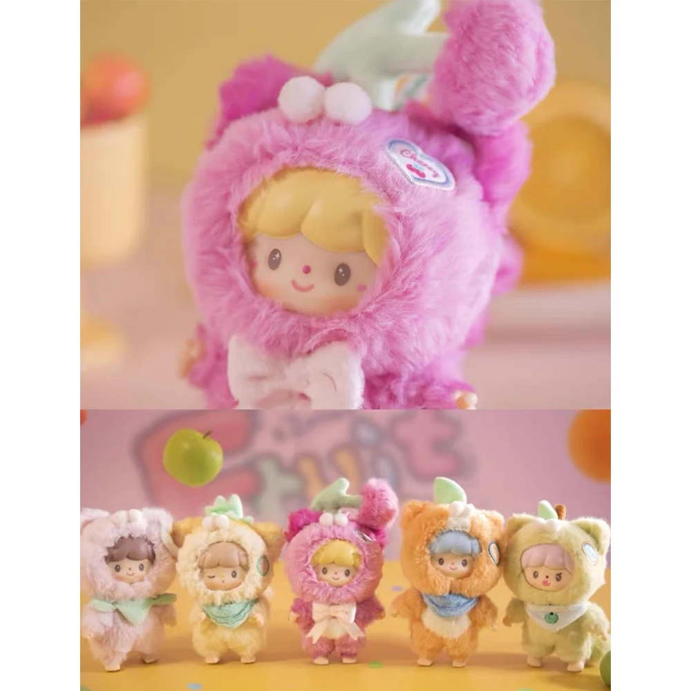 

Подлинная виниловая кукла Zzoton My Little Cat Series Fruit Party, слепая коробка, милая экшн-фигурка, мультяшная подвеска, декор, игрушка для взрослых и детей, подарок