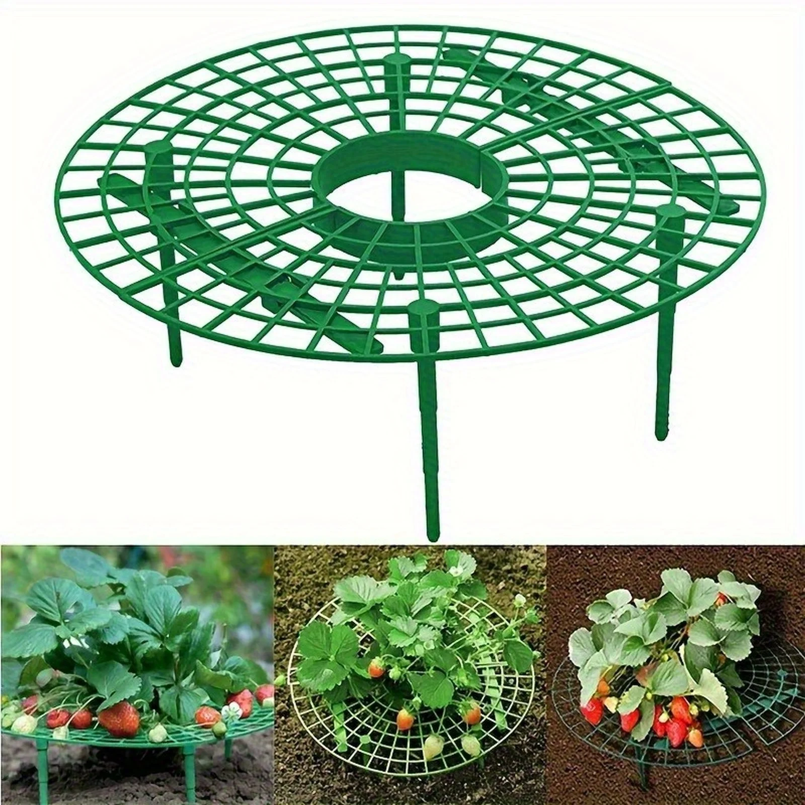 5pcs Strawberry Plant Supports Stand Anti Rot Strawberry Cages Heavy Duty Plant Support Frames For Garden Balcony Potting 2026