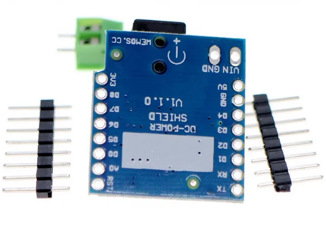 DC Power Shield - Modulo di alimentazione CC per scheda di sviluppo Internet delle cose D1 Mini WIFI