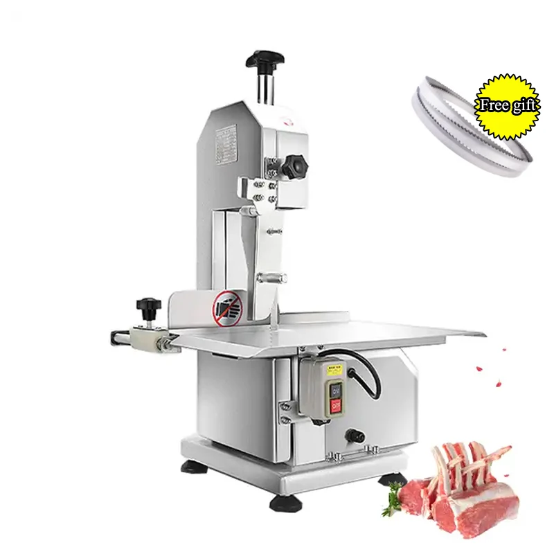 

Commercial Bone Saw Machine, Electric Vertical Small Pig Trotter Chops Cutting Machine