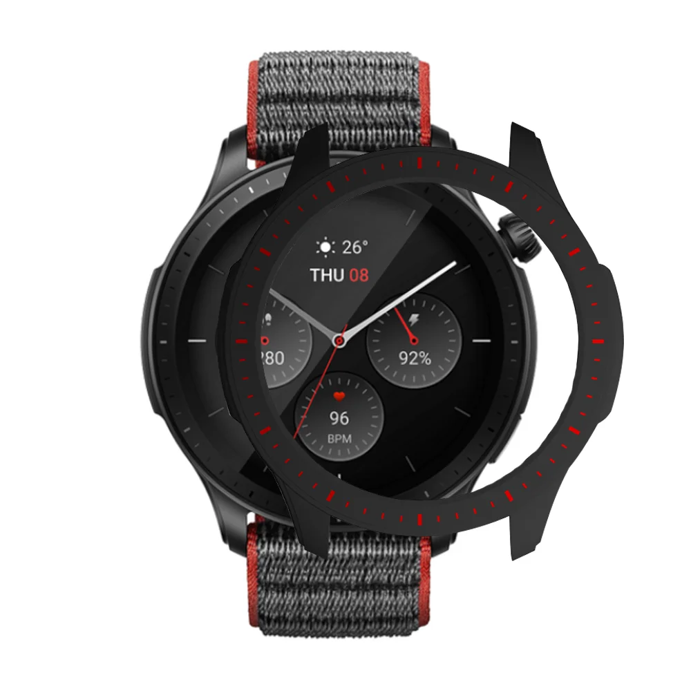 PC Watch Cover For Xiaomi Huami Amazfit GTR 4 Protective Shell Bumper Frame Gtr4 Protector Case For Amazfit GTR 4 Accessories