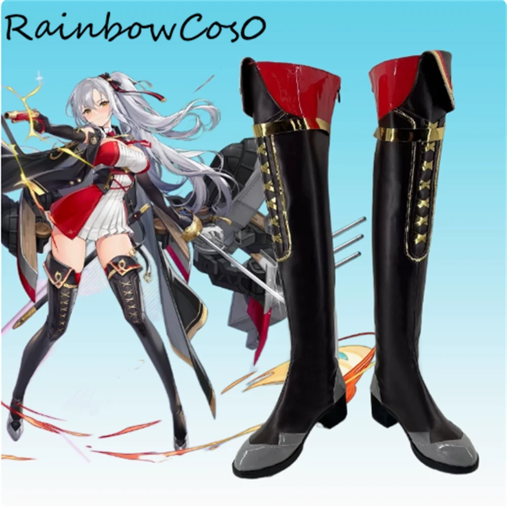 

HMS Drake Azur Lane Azur Lane Cosplay Shoes Boots Game Anime Halloween Christmas RainbowCos0 W4560