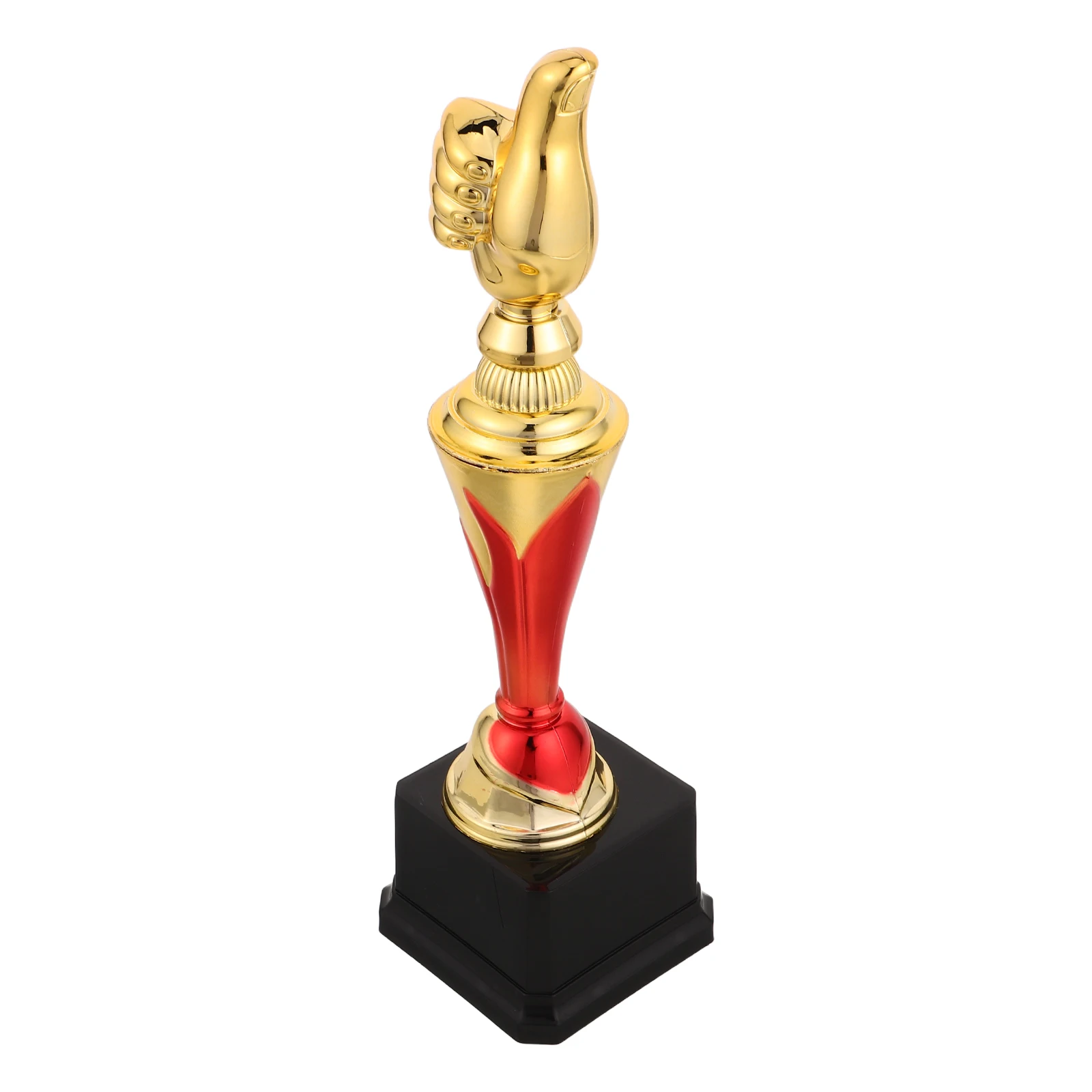

Plastic Thumb Trophy Lightweight For Classroom Sports Student Teacher Award Recognition Gold Bright Color Durable