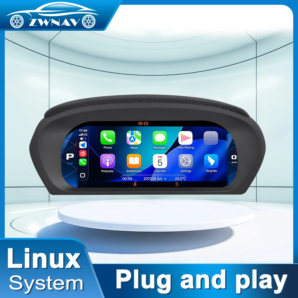 Android Auto Digital Cluster Carplay For BMW X5 X6 E70 E71 2006-2013 Virtual Cockpit Car Multi-Function Dashboard LCD Dash Meter