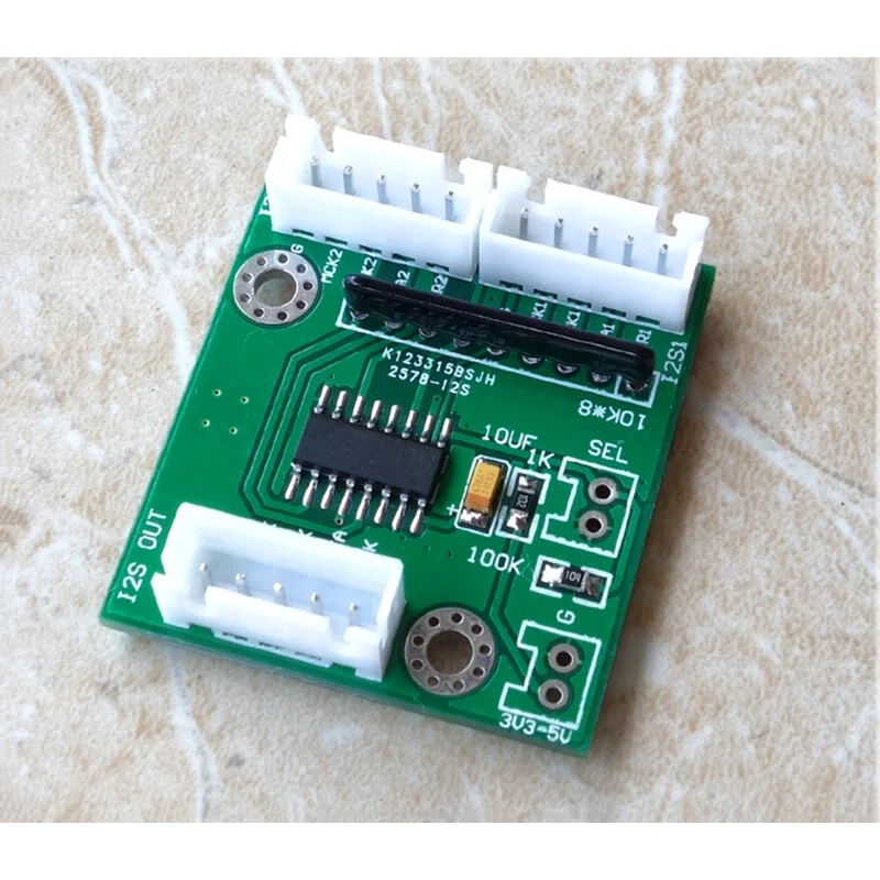 A+for 2-Way Audio I2S / IIS Switching Module I2S Buffer Board Select 1 from 2 Signal