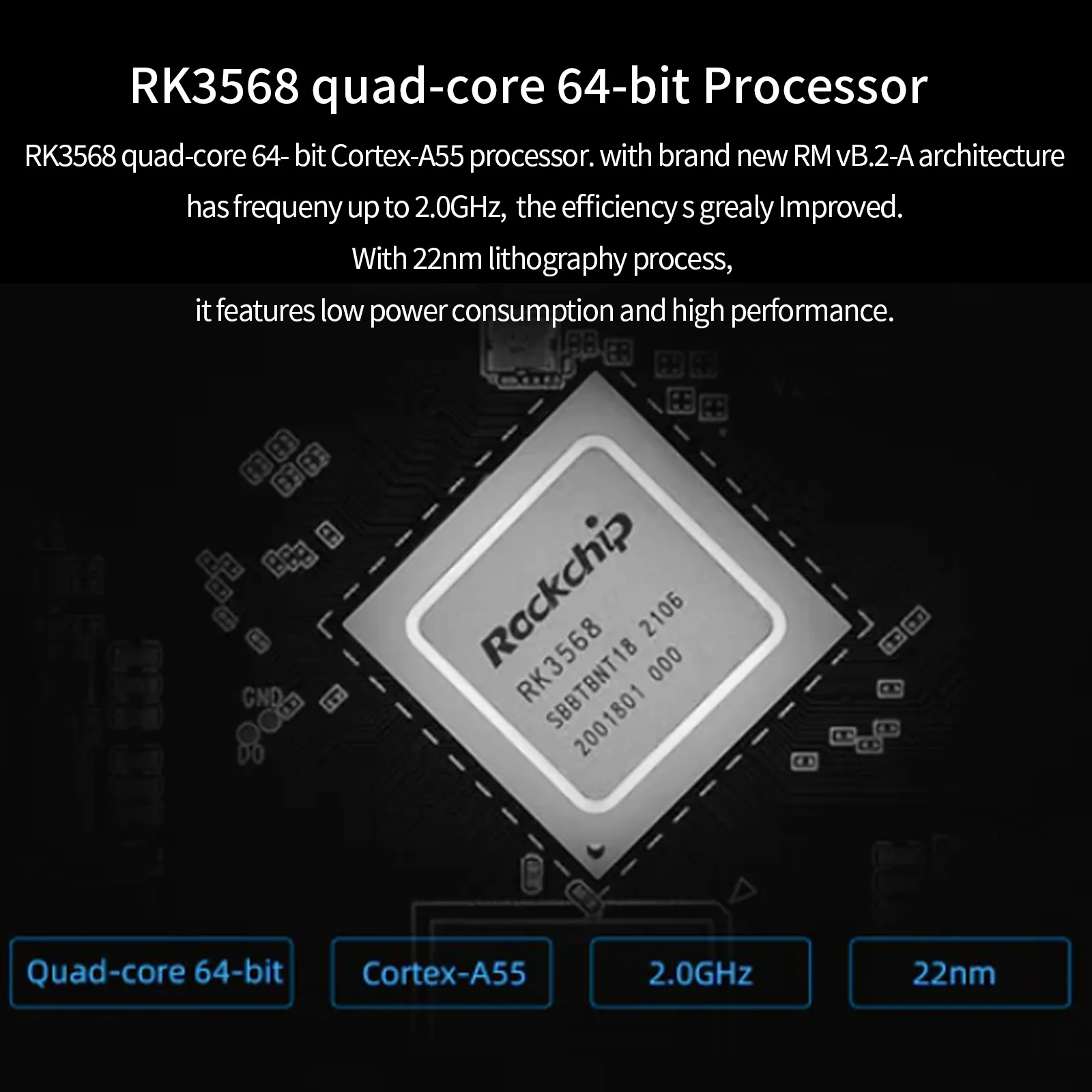 Firefly AIO-3568J Quad-Core ARM AI Motherboard Core-3568J AI System on Module