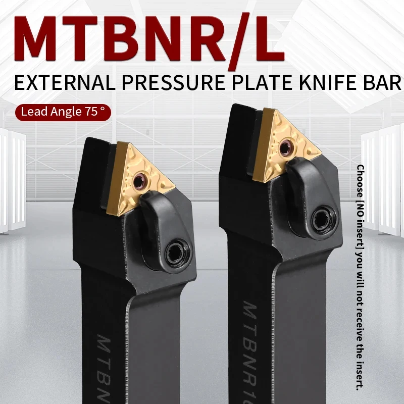 

MTBNR External Turning ToolMTBNR1616H16 2020K16 2525M16 Triangular Turning Toolholders Clamping Lathe Tools Cutting Tools CNC