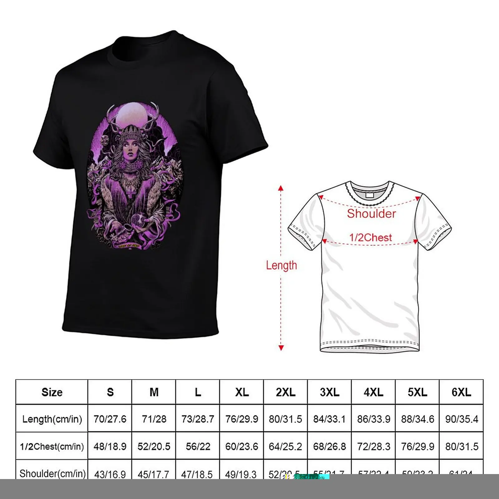 printed for man goddess T-Shirt shirt t moon shirts man casual t