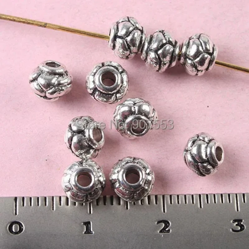 

100pcs Tibetan Silver Lantern Spacer Beads H1526 Beads for Jewelry Making