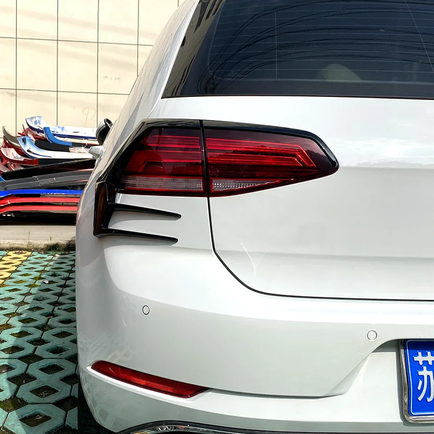 

Car Rear Bumper Splitter Side Spoiler Air Vent Wind Knife Body Kits For Volkswagen Golf 7.5 MK7.5 2016-2019