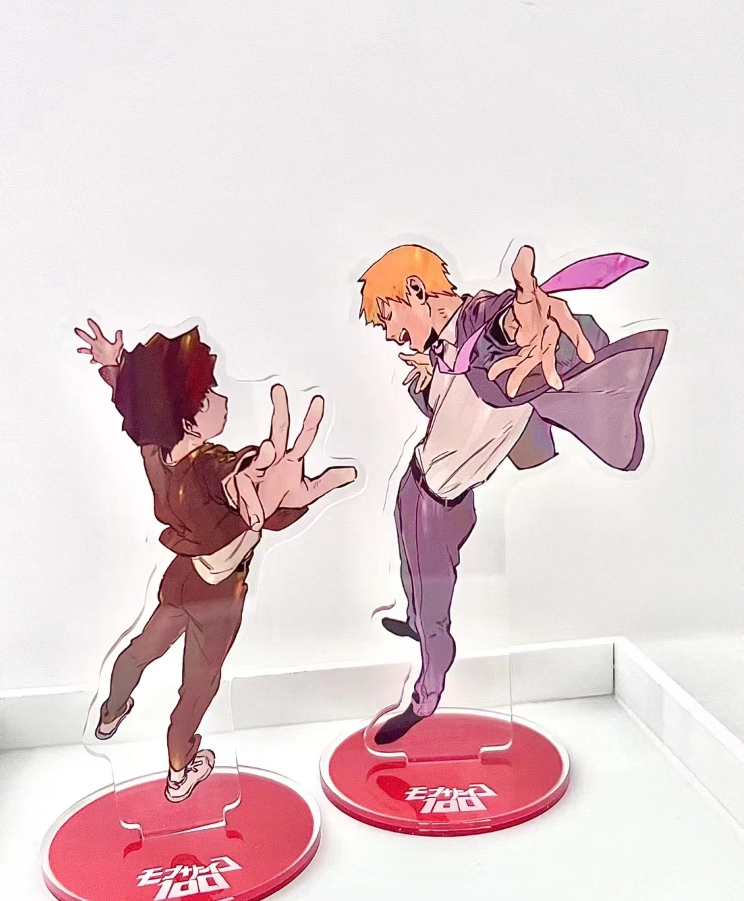 

Anime Mobu Saiko Hyaku/Mob Psycho 100 Kageyama Shigeo Acrylic standing plate Stand Figure Indicative Board Desk adorn Xmas Gift