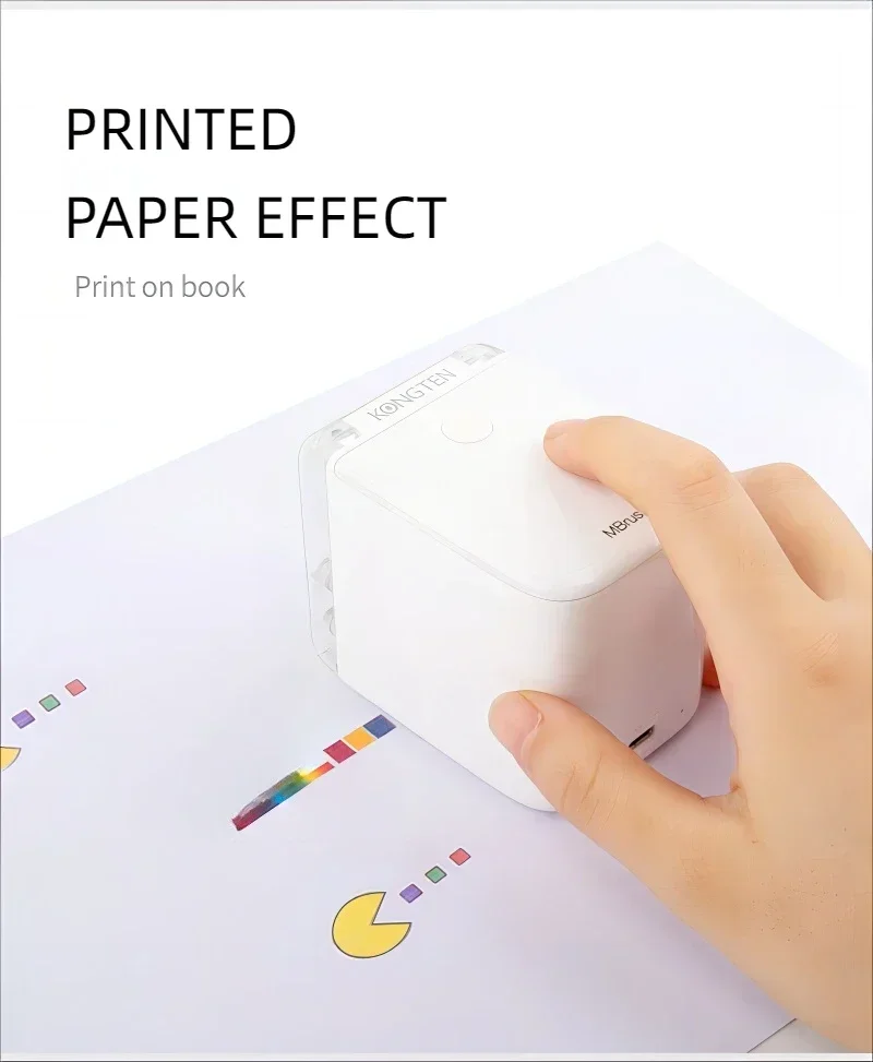 2026 MHT-WG01 Mobile Mini Inkjet Color Printer Wireless Wifi Android Customized Code Handheld Tattoo Logo Printer Marker
