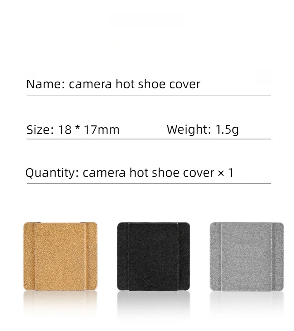 Camera Metal Hot Shoe Cover Speedlight Protector Case for Fuji X-S10 S20 T3 T4 A5 A7 E4 E3 H1 Canon 200D Nikon DSLR Accessories