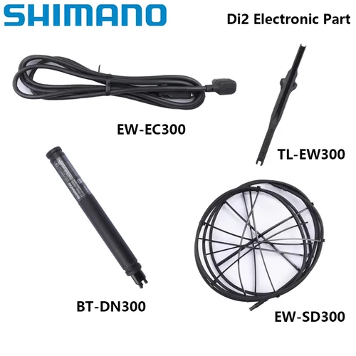 Imagen 1 del producto Shimano Di2 pieza electrónica EC300 Cable de carga batería DN300 nuevo Cable SD300 EW-SD300 TL-EW300 negro Ultegra Dura Ace bicicleta de carretera