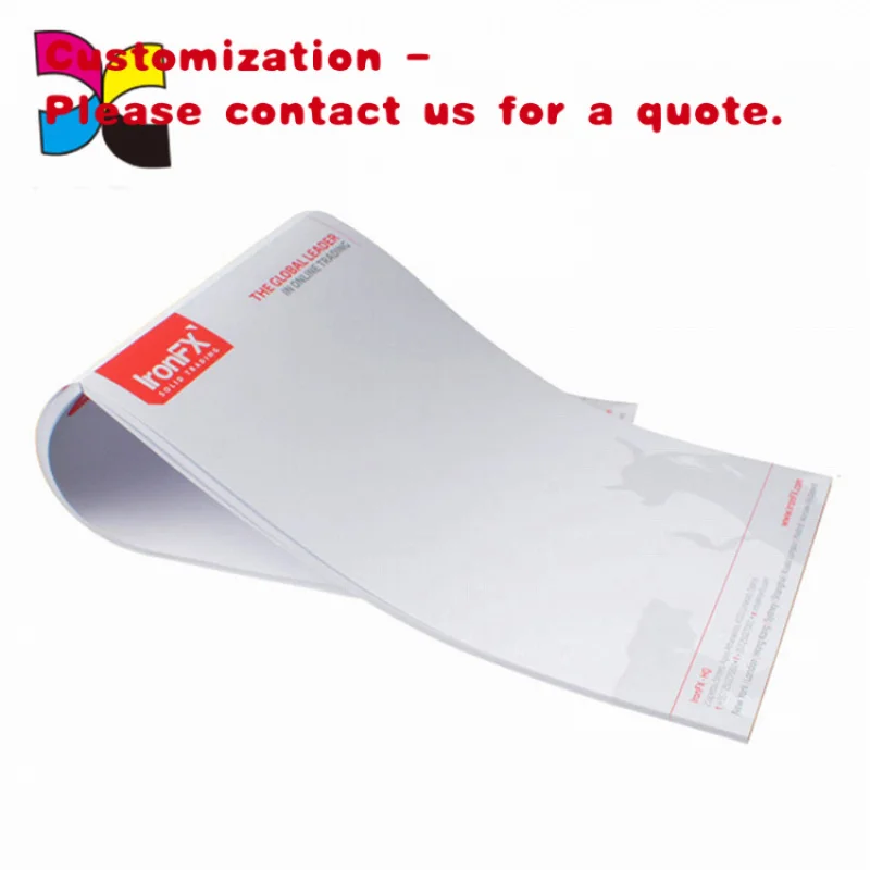 custom.CMYK Printing Good Quality OEM Company Design A4 Letterhead