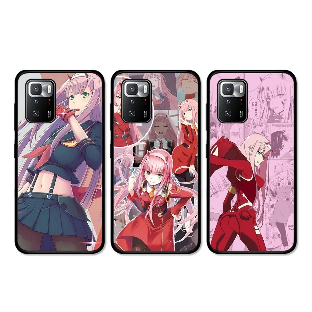 Cheerful Zero Two Phone Case For Samsung S 20 21 22 23 plus Ultra for Redmi Note 8 9 10 11 for Huawei Y 5 6 9